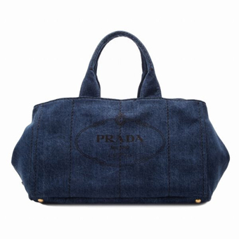 PRADA プラダ バッグ コピー DENIM トートバッグ B1872BAJ6154 ロゴプリント キャンバス